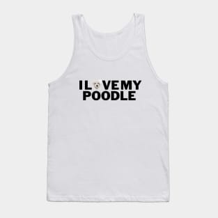 I love my poodle Hoodie Tank Top